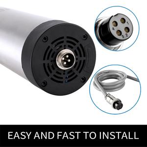 Motor de Husillo CNC Refrigerado por Aire Zhong Hua Jiang ER11 de 1.5KW y 65mm, 110V/220V, con Kit VFD para Máquina de Grabado CNC - Product Image 4