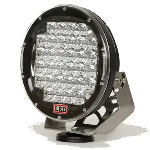 Lâmpada de trabalho LED Offroad redonda de alta potência 9 polegadas 96 W 185 W para empilhadeira, caminhão trator, lâmpada de condução off road