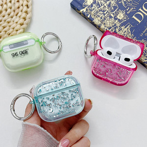 Custodia protettiva in TPU resistente agli urti in Silicone lucido per <span class=keywords><strong>Apple</strong></span> per Airpods 1/2/3 Pro e Wireless per auricolari Bluetooth custodie per cuffie - Product Image 1