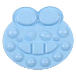 Paleta de Pintura de Acuarela en Forma de Pie de Dibujos Animados, Bandeja de Mezcla de Colores para Artistas, de Plástico Resistente - Product Image 2