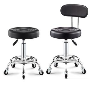 JIUYI <span class=keywords><strong>Tabouret</strong></span> rond <span class=keywords><strong>de</strong></span> levage à poulie rotative à 360 ° avec dossier Chaise <span class=keywords><strong>de</strong></span> <span class=keywords><strong>bar</strong></span> utilisée pour les bars <span class=keywords><strong>de</strong></span> salon <span class=keywords><strong>de</strong></span> beauté - Product Image 1