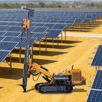 Foreuse diesel Kaishan KG500GF de Chine, haute efficacité, pour pieux forés et applications photovoltaïques, avec moteur à roulement de boîte de vitesses