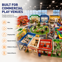 Equipo de Juego Interior, Bloques de Obstáculos Comerciales, Piscina de Pelotas, Pista de Carreras, Probado por TUV, Centro Comercial, Zona Infantil