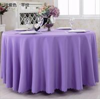 Housse de table ronde en polyester personnalisée lavable, nappes blanches pour événements, mariages, hôtels, fêtes, restaurants