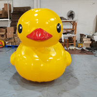 Canard gonflable de publicité jaune personnalisé canard d'eau gonflable grand canard en caoutchouc à vendre