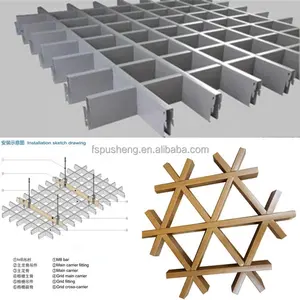 Üretim alüminyum U profil asma tavanlar Grilyato tavan çözümleri rulo şekillendirme makinesi
