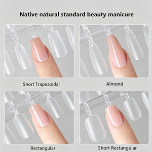 <span class=keywords><strong>Ongles</strong></span> artificiels carrés en acrylique naturel, 240 pièces, couvrance totale, forme cercueil, 12 tailles avec boîte pour salon et DIY à <span class=keywords><strong>domicile</strong></span> - Product Image 6
