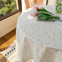 Nappes personnalisées Nappe en lin Nappe rectangulaire Nappe ronde Nappe brodée avec pompon