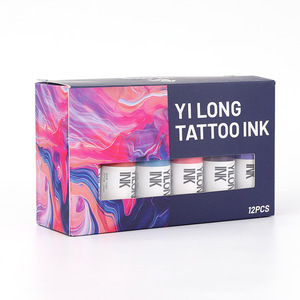 Encre de tatouage Yuanyun 15ml pour le traçage et l'ombrage, application corporelle - Product Image 2