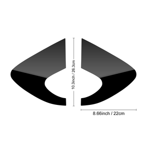 <span class=keywords><strong>Autocollant</strong></span> de fenêtre triangulaire noir brillant à motif en fibre de carbone, pour <span class=keywords><strong>Seat</strong></span> <span class=keywords><strong>Leon</strong></span> MK2 1P Altea 2005 2006 2007 2008 2009 2010 2011 2012 - Product Image 3