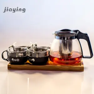 900Ml Glass Jug Water Tea Pots & Kettles Tea Set Glass Teapot