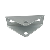 Connecteur triangulaire en acier inoxydable robuste pour système de panneaux solaires commerciaux
