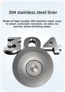 Thermos élégant et fonctionnel à double paroi en acier inoxydable 304, logo personnalisable, 18 oz/32 oz, compatible Magsafe pour téléphone - Product Image 1