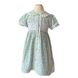 Cute Girls Party Dresses Princess Smock Children Cheap Price Luxury Using For Baby Girl Baby Pattern At The Neck From Viet Nam