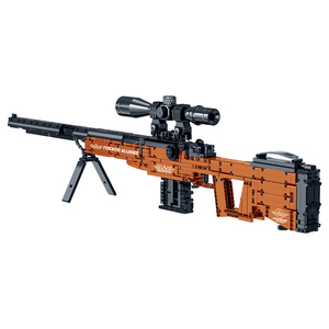 ชุดตัวต่อปืนไรเฟิลซุ่มยิง AWM ของเล่นจากจีน ผลิตที่ซานโถว ประกอบเองได้ จำนวนชิ้น 1594 ชิ้น - Product Image 3