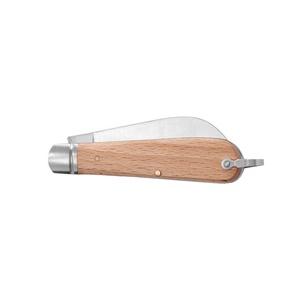 Lame en pied <span class=keywords><strong>de</strong></span> mouton <span class=keywords><strong>de</strong></span> 2.48 pouces Style français traditionnel clou Nick manche en hêtre ouvert couteau <span class=keywords><strong>de</strong></span> <span class=keywords><strong>marin</strong></span> <span class=keywords><strong>de</strong></span> petite taille avec boucle <span class=keywords><strong>de</strong></span> suspension - Product Image 2