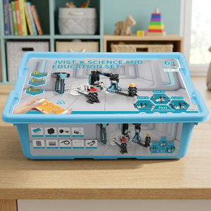 SAMLOK 875 PCS 3-in-1 Programmable Puzzle STEM Educational DIY Electric Building <b>Blocks</b> Construction Toy 5-7 Years Buildings - Product Image 3