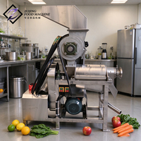 Presse à vis robuste pour la pulvérisation de fruits, extracteur de jus commercial avec moteur 3KW pour les chaînes de restaurants