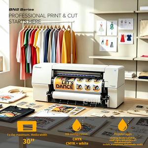 Impresora de rollo a rollo Roland VersaSTUDIO BN2 Series de 20 pulgadas con tinta CMYK para impresión textil y aplicaciones en camisetas - Product Image 1