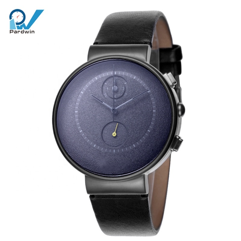 Correa de piel de becerro de cuerda automática cronógrafo automático Relojes