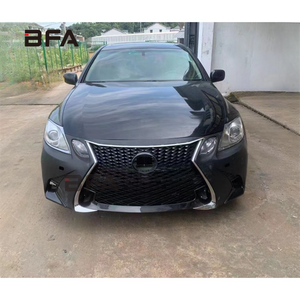 Disponible para 2005-2011 <span class=keywords><strong>Lexus</strong></span> GS200 <span class=keywords><strong>250</strong></span> 300 350 450H 460 modelo antiguo actualizado con nuevo Kit de carrocería de luces antiniebla de rejilla de parachoques delantero - Product Image 2