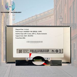 AUO B116XAN06.3 B116XAN04.1 pour <span class=keywords><strong>LENOVO</strong></span> IdeaPad 1-11IGL05 & Chromebook 11.6 "Slim 30pin HD IPS 50% NTSC Matte écran d'ordinateur portable - Product Image 2