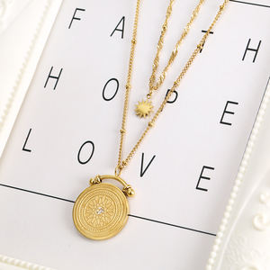 Di vendita caldo di Viaggio Mountain Gamma Collana Foresta di fascino Alpinist pendente Paesaggio Gioielli Personalizzati Wanderlust Collana - Product Image 5