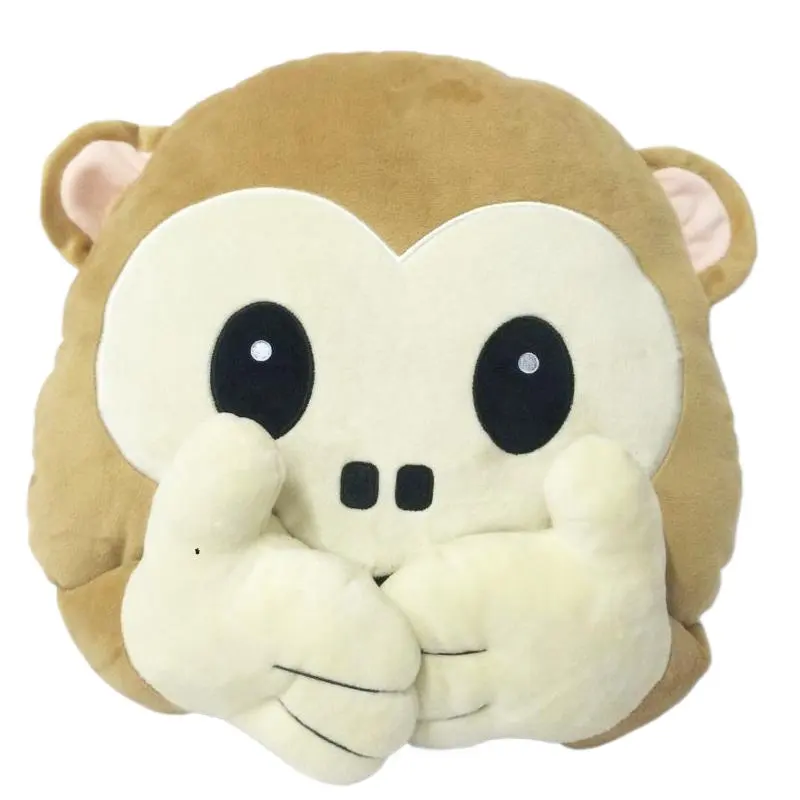 Мультяшная плюшевая кукла аниме Набивная игрушка с эффектом памяти различные виды мультяшная маленькая плюшевая теплая рука обезьяна подушка со смайликом