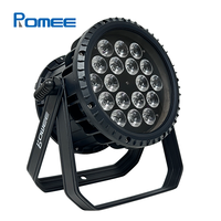 Projecteur LED PAR RVBW 18*10W étanche IP65 avec effet stroboscopique intégré pour mariages, concerts et événements en extérieur