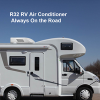 R32 220V Gree Puremind RV Caravane Climatiseur Toit Voiture Climatisation Refroidissement Chauffage 9000Btu 12000Btu Multi Fonction