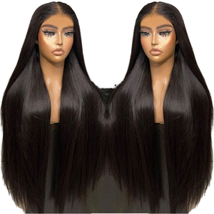 Gran volumen, atrevido y sin duda real: Peluca frontal de encaje HD 13x6 de cabello humano virgen con densidad 250 que ofrece un volumen realmente impresionante a diario. - Product Image 1