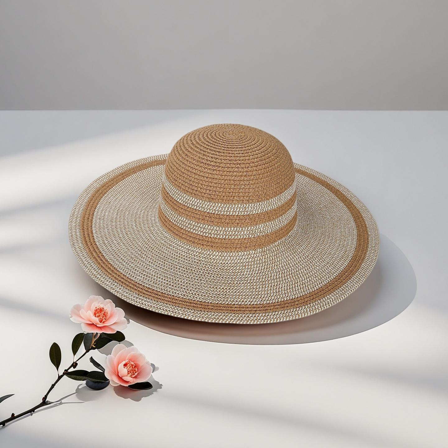 Light-colored hat