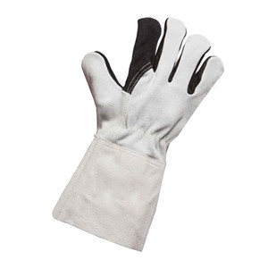 PK 2025 Guantes de soldadura Guantes industriales hechos de cuero de vaca Split Doble Palma Forro polar interior en todos los colores y tamaños - Product Image 4