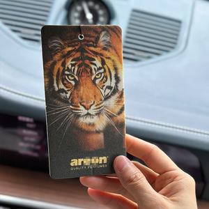 Deodorante per auto in carta personalizzata a lunga durata <span class=keywords><strong>profumo</strong></span> fresco pantera nera Design profumi di lusso appeso deodorante <span class=keywords><strong>profumo</strong></span> per auto - Product Image 2