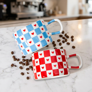 Cross-border High-Appearance <b>Cute</b> Fresh Cartoon Heart-Shaped Porcelain <b>Mug</b> Ins-Style Design Custom Microwave Safe High - Product Image 3