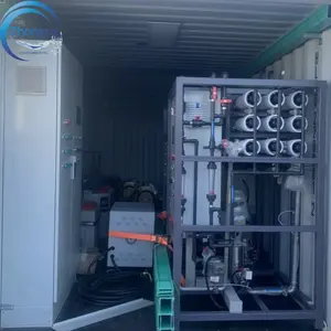 Mesin pemurni air pabrik MBBR, pemurni air tanaman dalam kontainer untuk air industri