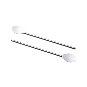 Wholesale Online Hot Sale New Product Custom Stainless Steel Hollow Tube Wine Spoon Swizzle Sticks Mixing Spoons <b>Bar</b> <b>Tools</b> - Product Image 2