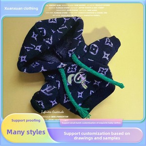 Ropa de Repuesto para <span class=keywords><strong>Muñeca</strong></span> Cry Baby, Sudadera con Capucha de Manga Larga de Tres Colores con Estampado de Letras - Product Image 2