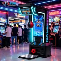 Machine de boxe à monnayeur double mode pour centre de jeux et salle de sport
