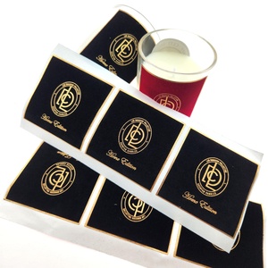 Autocollants en velours pour bougies parfumées de luxe, étiquettes pour pots de bougies et bouteilles de parfum, marque privée - Product Image 2