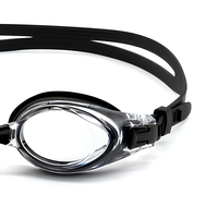 Lunettes de natation AF-5901 écologiques, légères, anti-buée, protection UV, sangle en silicone à ajustement rapide pour l'entraînement des adultes