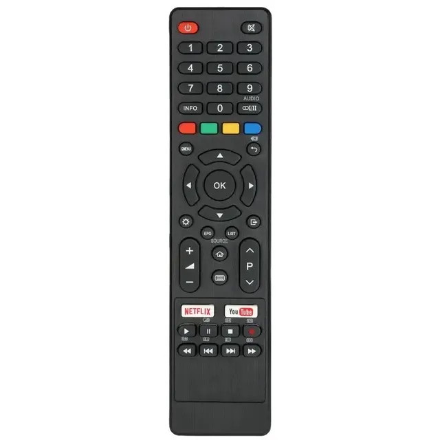 ATV55UHD For Bauhn Kogan JVC Linsar CHIQ Saba Changhong Smart TV Remote Control With NETFLIX YouTube Buttons