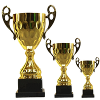 Trofeos Elegantes al por Mayor, de Alta Calidad, Personalizados, Estilo Deportivo, Metálicos, Electrochapados en Oro Antiguo, para Torneos
