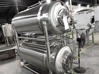 Cuve de Fermentation en Acier Inoxydable pour Bière et Sake avec Refroidissement Enveloppé et Plaque Mirralee pour la Production de Boissons en Brasserie