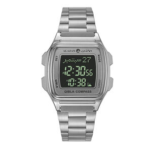 Qibla 나침반 이슬람 시계와 공장 도매 이슬람기도 azan 손목 시계 - Product Image 6