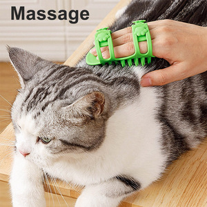 ซิลิโคนแมว tickling Scratcher ผนังมุม Groomer แผ่นแมวแปรงหวีทําความสะอาดตัวเอง - Product Image 5