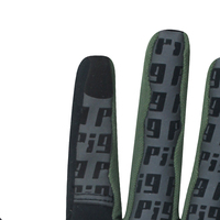 Haute qualité hommes léger patrouille rappel gant peau serré cuir de chèvre paume gants tactiques avec fonction écran tactile