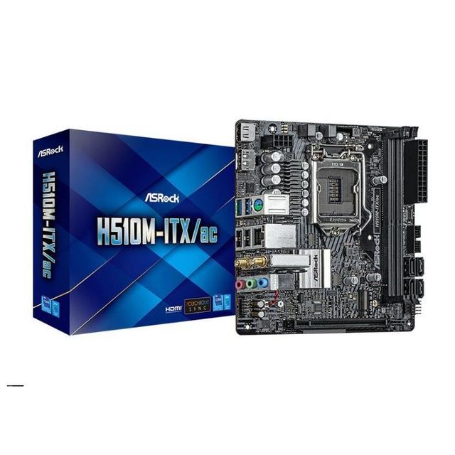 New  ASROCK H510M-ITX/ac Motherboard With LGA 1200 64GB