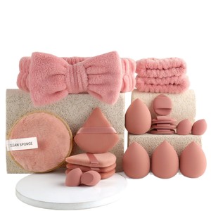 Kit de maquillage de base 44 pièces, poils en nylon grande capacité, manche en plastique, sac de rangement portable pour articles de toilette de voyage - Product Image 5