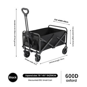 Nouveau <span class=keywords><strong>Camping</strong></span> en plein air voiture pliante <span class=keywords><strong>Camping</strong></span> petite remorque Camp chariot Portable pliant Simple tige voiture - Product Image 2